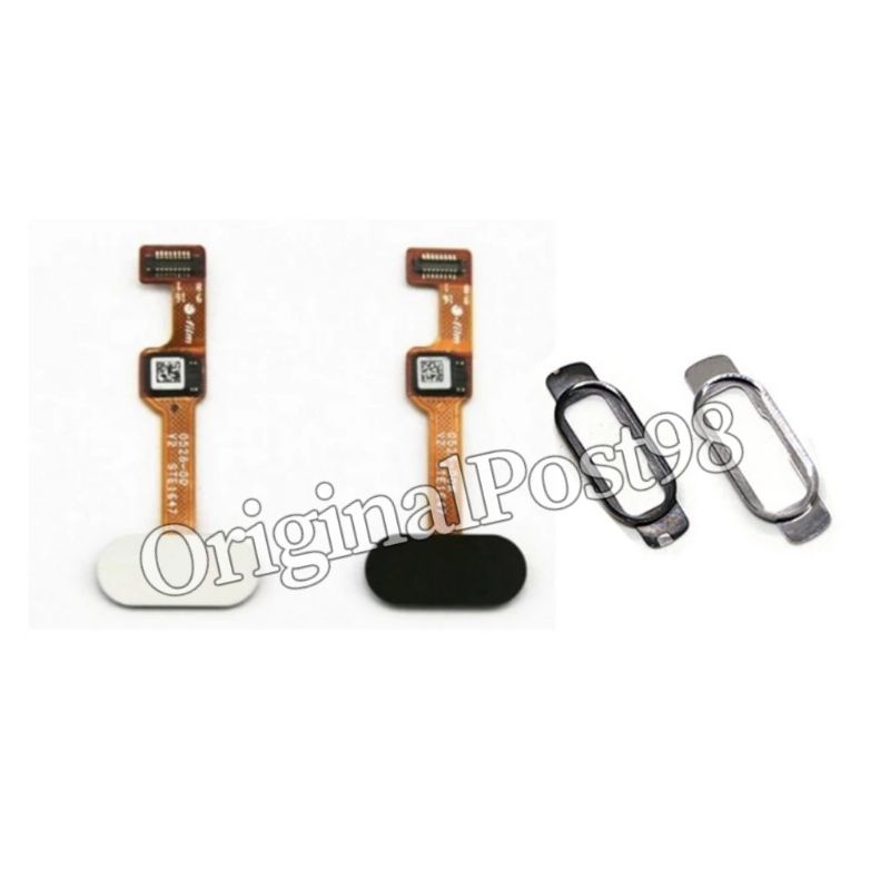 Flexible Sidik Jari Sensor Sentuh Fingerprint + Ring OPPO F3 Ori