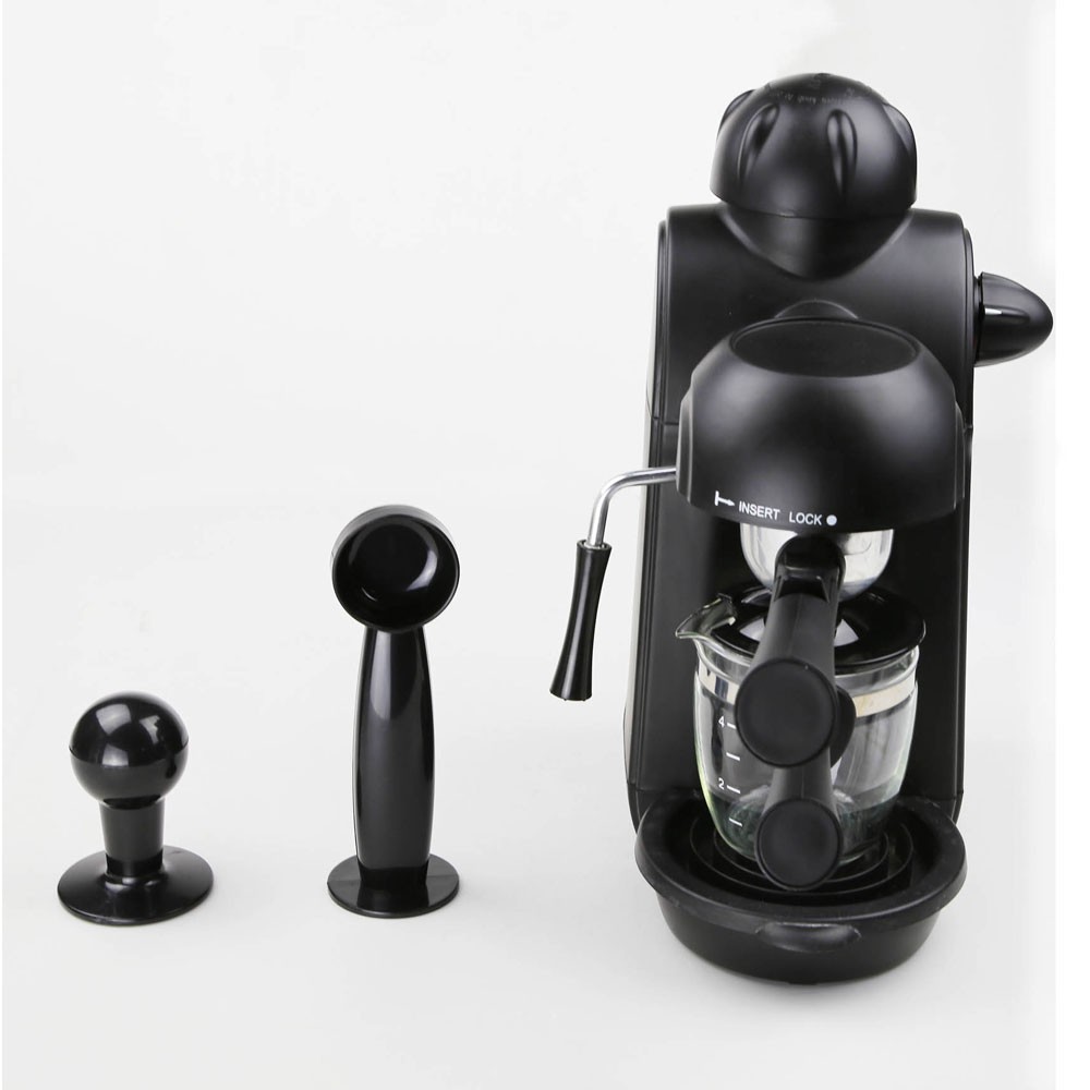 Gemilai Mesin Kopi Semi Automatic Espresso Coffe Machine 240ml - CRM2008 - Black