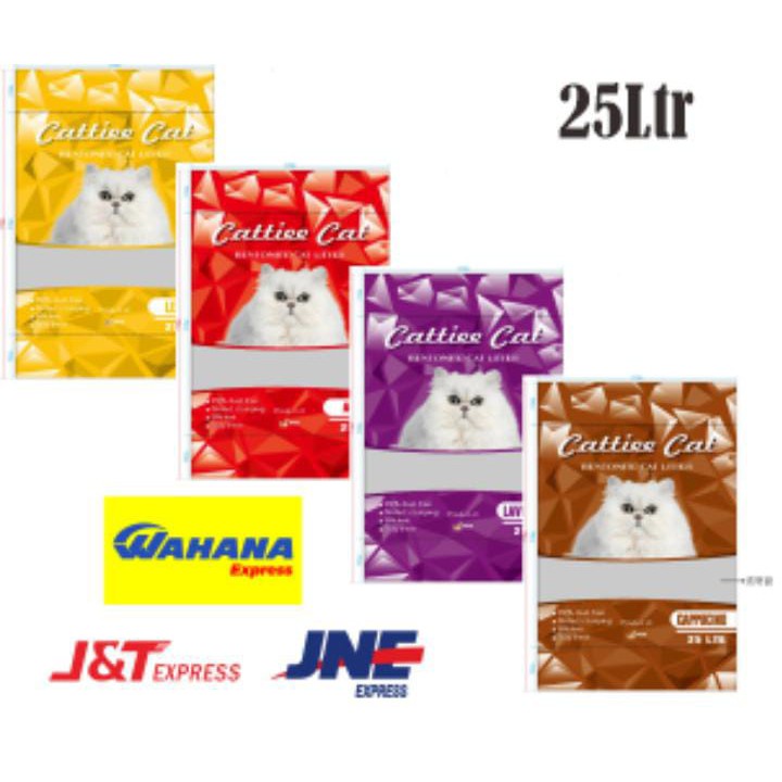 Pasir Cattie Cat 25L / PASIR CATTIE / PASIR KUCING MURAH / PASIR 25L / CAT LITTER / KHUSUS EKSPEDISI