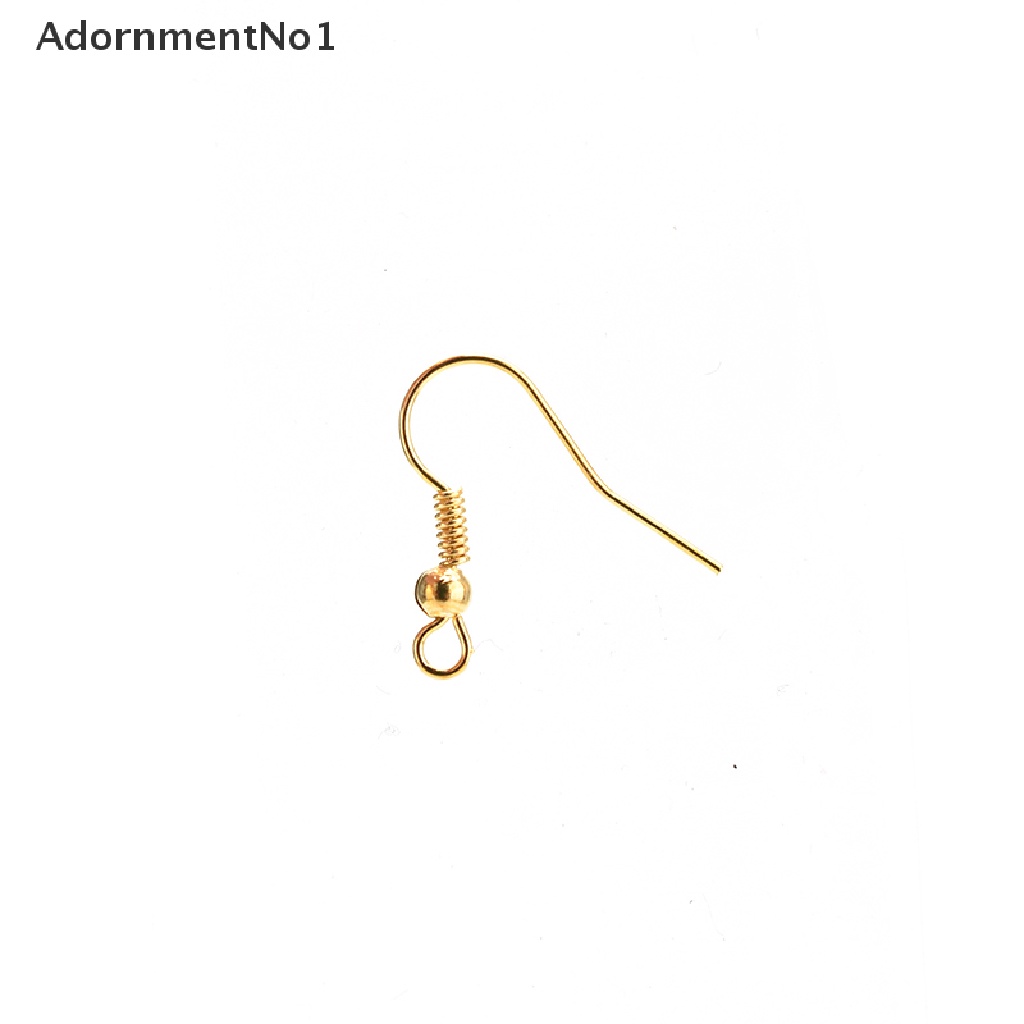 (AdornmentNo1) 100pcs / Set Kait Anting Lapis Silver Untuk Membuat Perhiasan, Ada 4 Warna