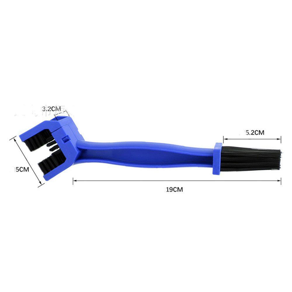 Populer Sikat Pembersih Rantai Motor Portable Dual-heads Aksesoris Bersepeda Siklus Sepeda Listrik