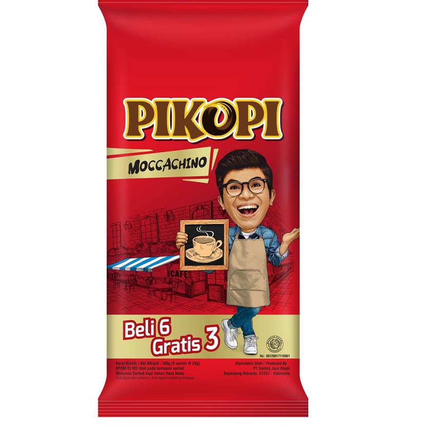 

Restock Pikopi Kopi Moccachino Bag (Isi 9 Sachet Berat 20 Gram)