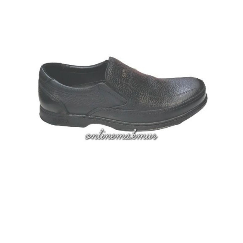 Sepatu Pantofel Kulit Pria Laki Laki Cowok Gats MD 3501 Hitam