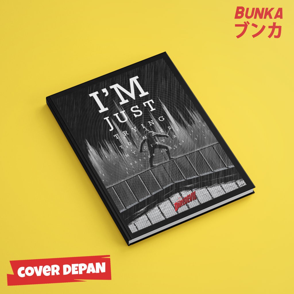 

Notebook Marvel Daredevil C Hardcover A5 Buku Tulis Catatan Note Agenda Planenr Jurnal