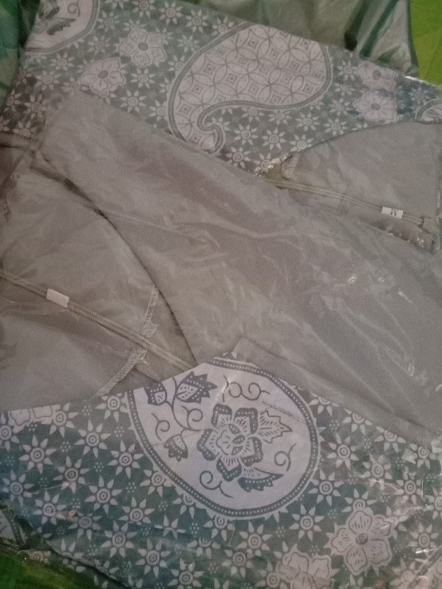 Tey-17 Batik Wanita Asj Sa Hrb026 Kenongo Kemeja Tosca Pendek