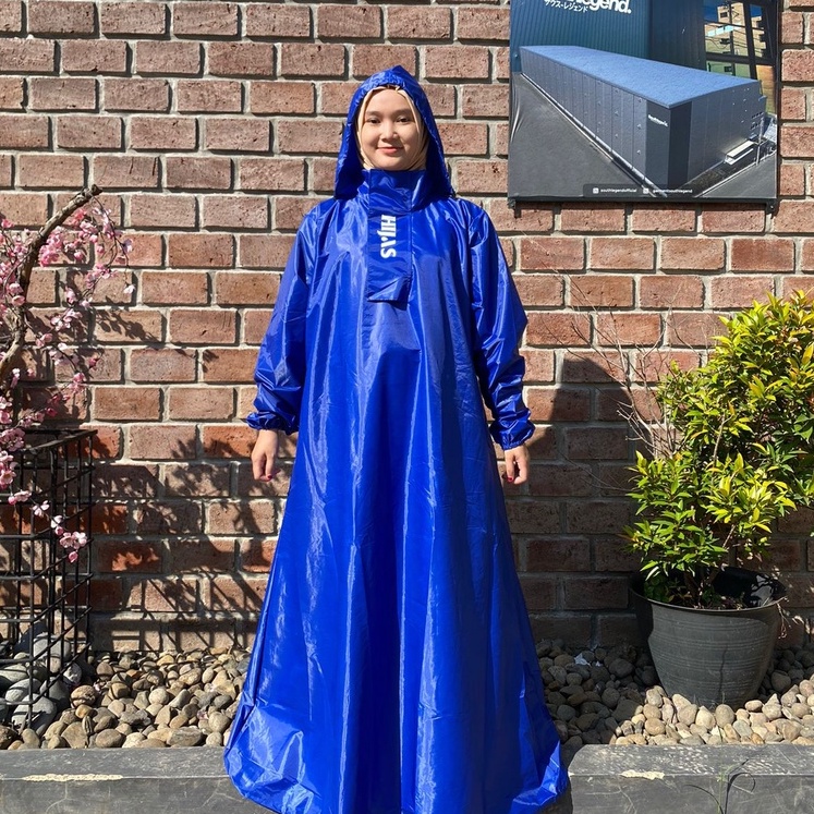 JAS HUJAN HIJAB/JAS HUJAN SYAR'I/JAS HUJAN JUMBO/JAS HUJAN GAMIS/JAS HUJAN WANITA - HIJAS ZIPPER