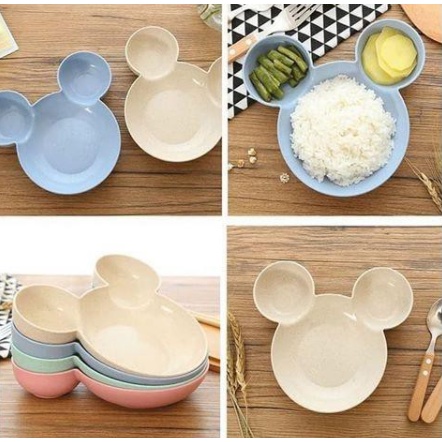 [MH] Mangkok Micky Mouse Anak Plastik