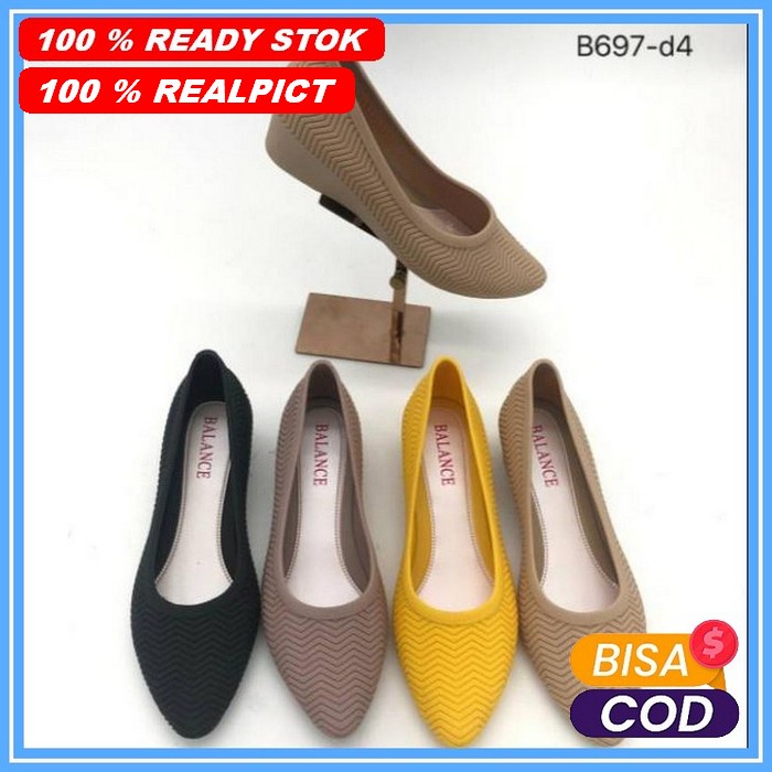 Wedges Slop  Wanita Semiglos / Sepatu Sandal Slop  Murah Sepatu Wedges Slop Import Fashion Korea Sgk