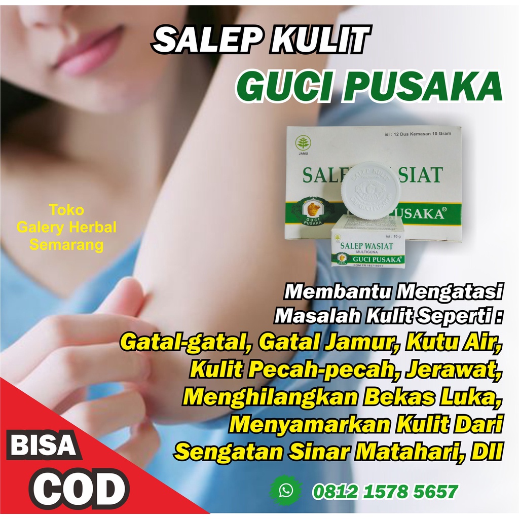 SALEP KULIT GUCI PUSAKA MULTIGUNA RESMI ORIGINAL | SALEP WASIAT MULTIGUNA GUCI PUSAKA AMAN BPOM RI