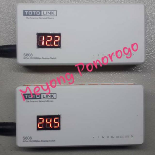 TOTOLINK S808 MODIF POE SENTRAL - SWITCH POE  - POE 8 PORT - HUB POE