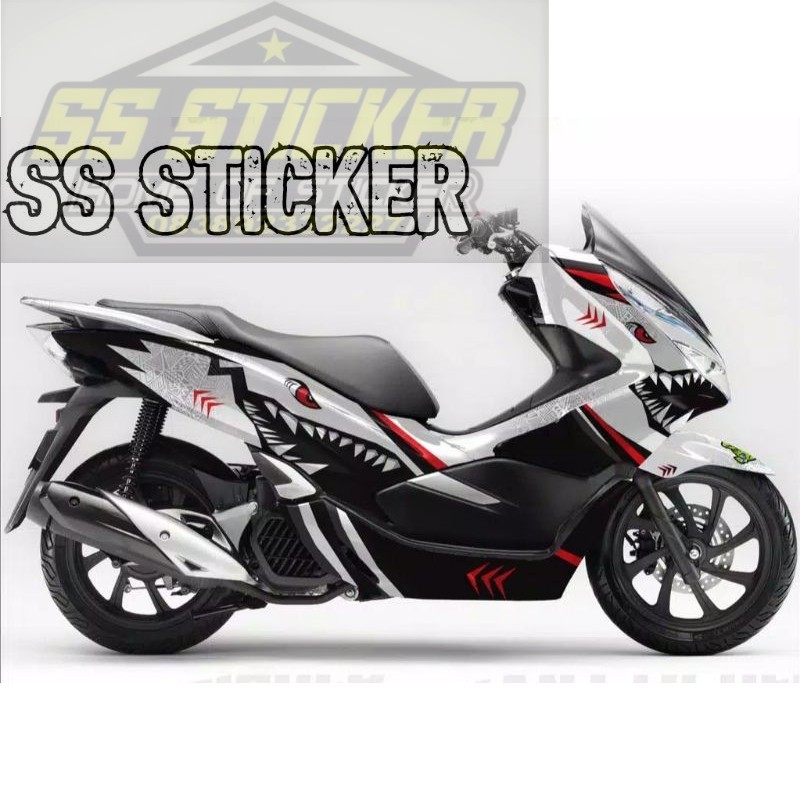 decal sticker Honda PCX full body shark