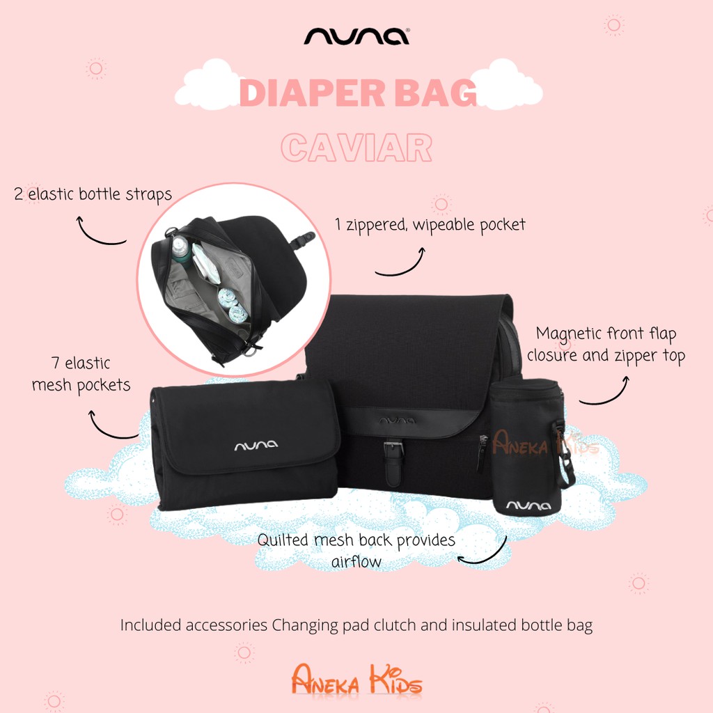 Tas Bayi Nuna Diaper Bag caviar