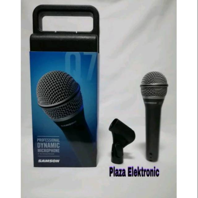 Microphone Kabel SAMSON Q7 - Mic Dynamic Samson Q 7 Original Gansi Resmi