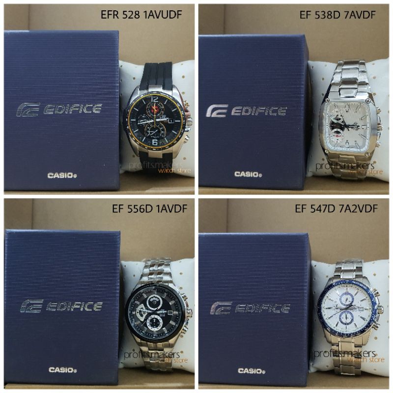 [SALE!!] ORIGINAL Edifice EFR 528 1AVUDF / EF 547D 7A2VDF / EF 556D 1AVDF / EF 538D 7AVDF Casio