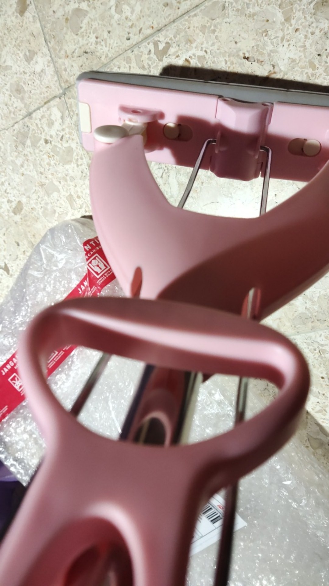 Mopqueen Mop Queen Pink / Hijau Tosca Stein Steincookware Pel Lantai Sponge Chamois