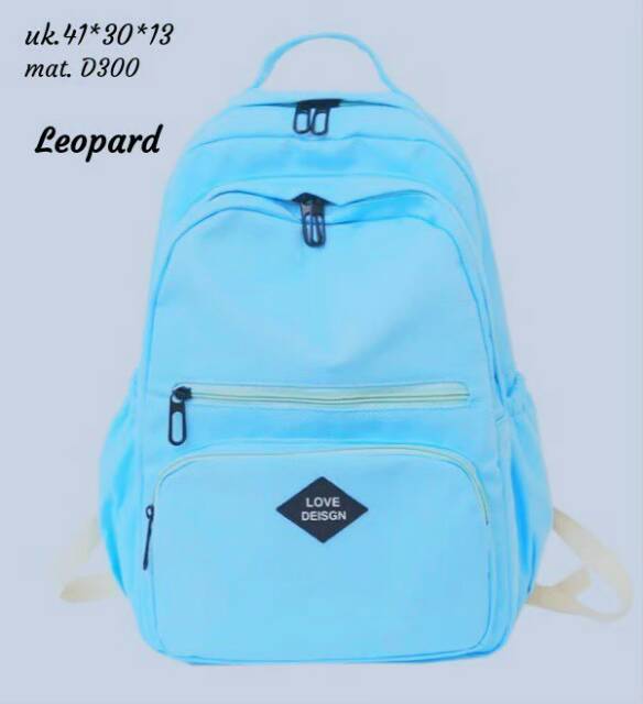 {{BISA COD}} RANSEL LOVE DESIGN UNISEX