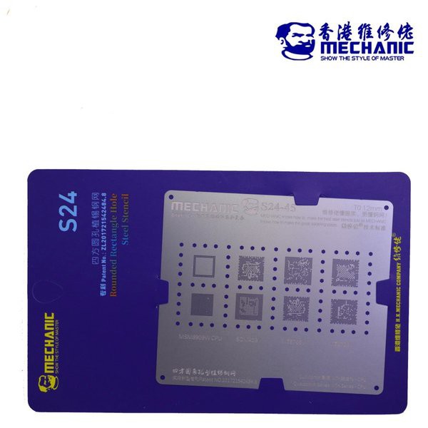 CETAKAN IC MECHANIC S24-45 0.12MM Qualcomm MTK CPU MSM8909W -MT6761V-MT6779V-MT6758V-MT8909W