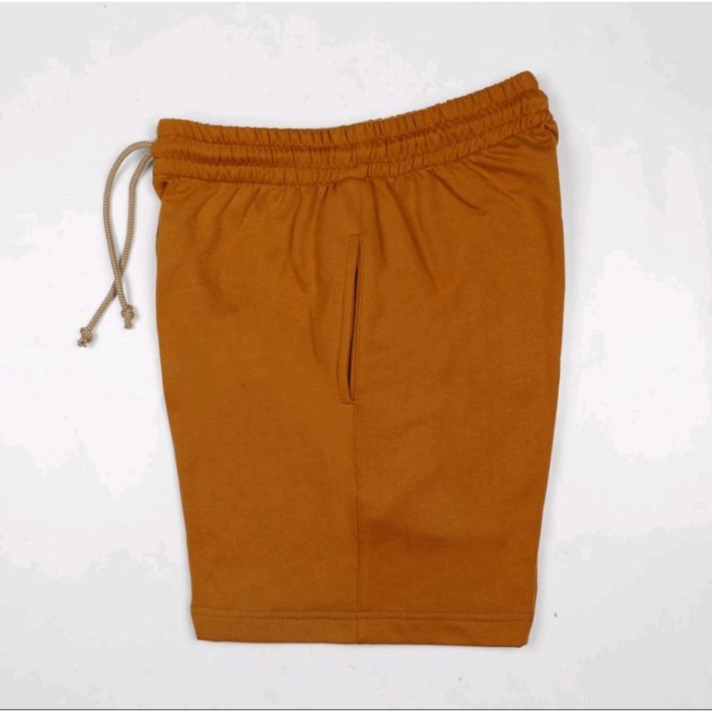 Rifle.co | Celana Pendek Pria Wanita| celana pendek Santai | Boardshort | Boxer | Sweatpants Warna Kuning Tua | shortpants