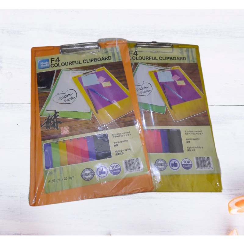 

Cuci gudang clipboard f4 doff/transparan moshi moshi