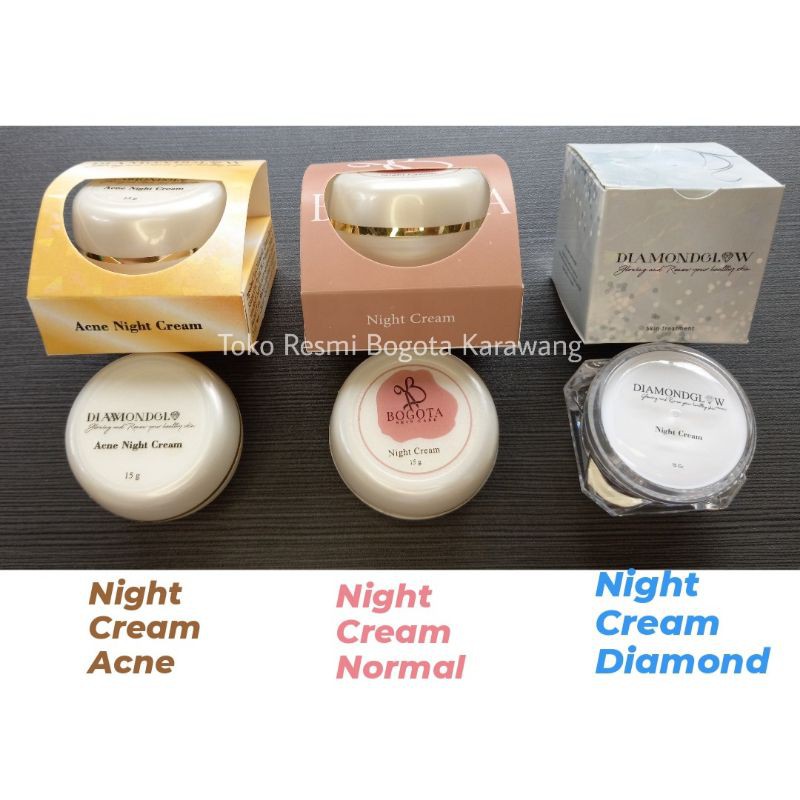 ECER krim malam Normal series / acne series / diamond glow / ecer Night cream official store bogota
