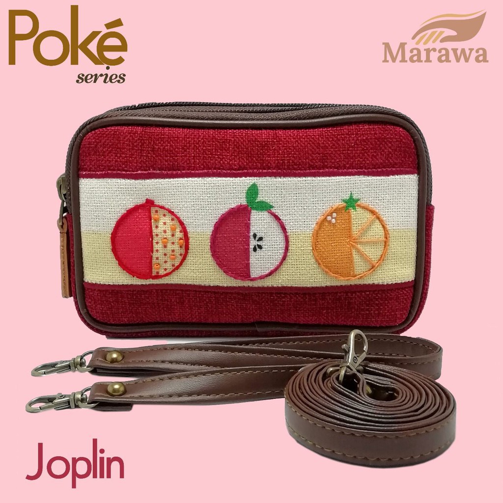 Dompet Marawa Poke Joplin Dompet Wanita Etnik Lokal Branded Termurah