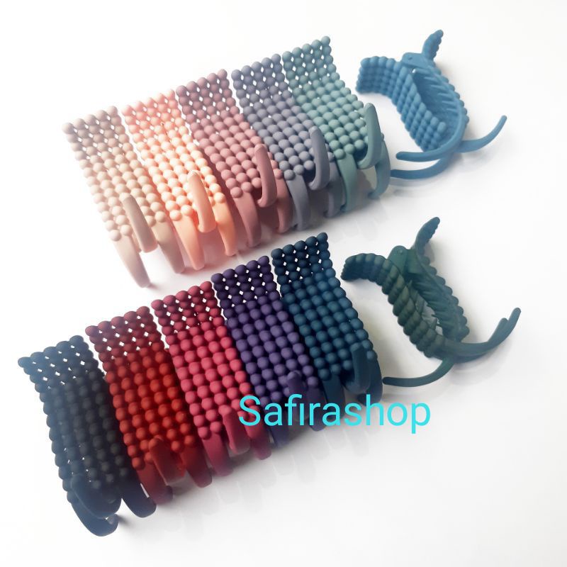 Jepit ikan bulat kecil" 5cm doff/matte