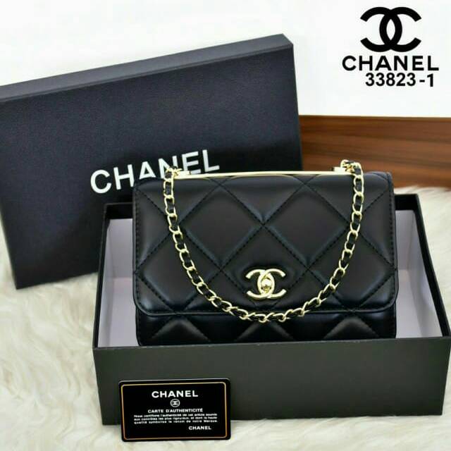 Tas Wanita-CHANEL classic bag small 33823-1