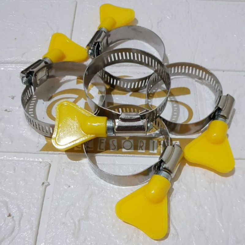 Klem karburator intake manipol karburator ukuran 24 pe pwk dan matic