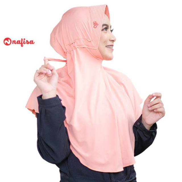 PROMO | Hijab Instan Nafisa Fabiola  / Jilbab Serut Simple / Kerudung Remaja-2
