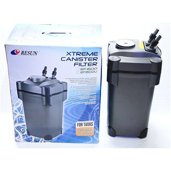 Resun EF 1600U 1600 U UV External Filter Canister Aquarium EF1600U