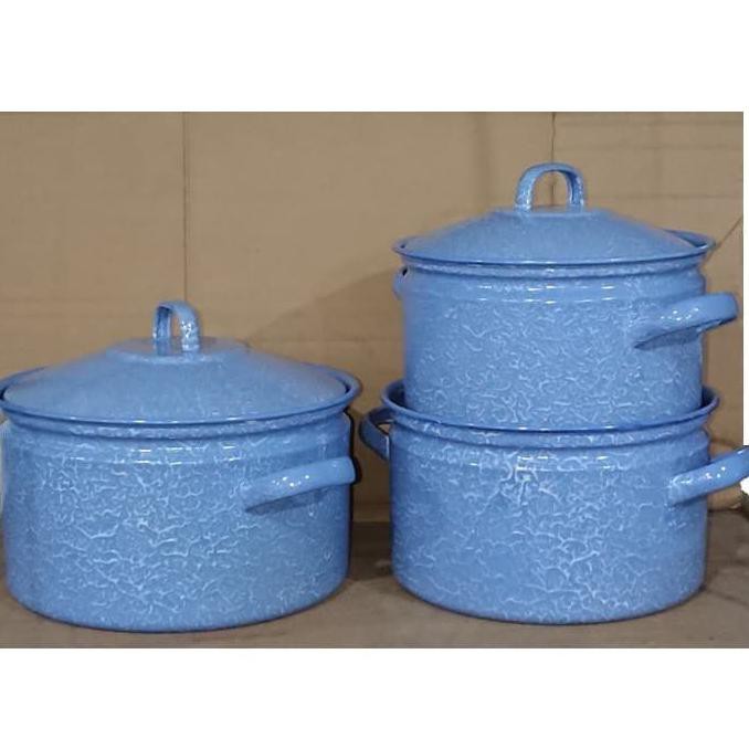 Panci Gaspan 3 Set HM 26-30 Blirik / Panci Burik / Panci Lurik