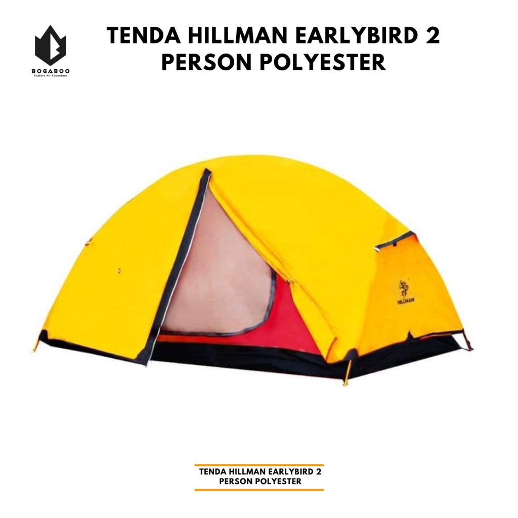 Tenda Hilman Earlybirds - Tenda Kapasitas 2 Person - tenda waterproof - tenda double layer