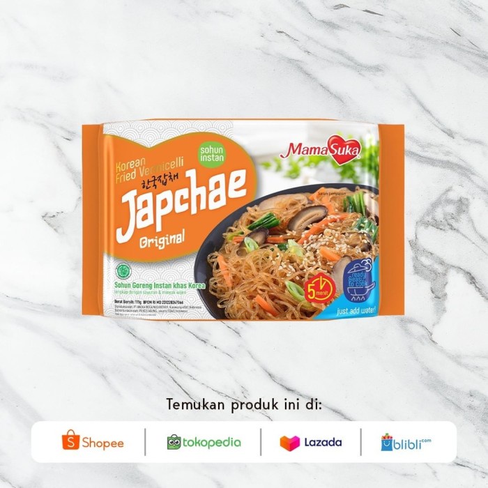 

soun-bihun- mamasuka japchae instant korea ready to cook halal original & spicy - spicy -bihun-soun.