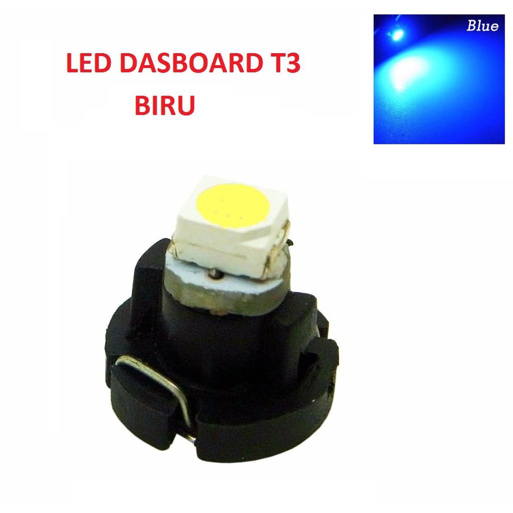 Lampu LED Dasboard T3 Biru