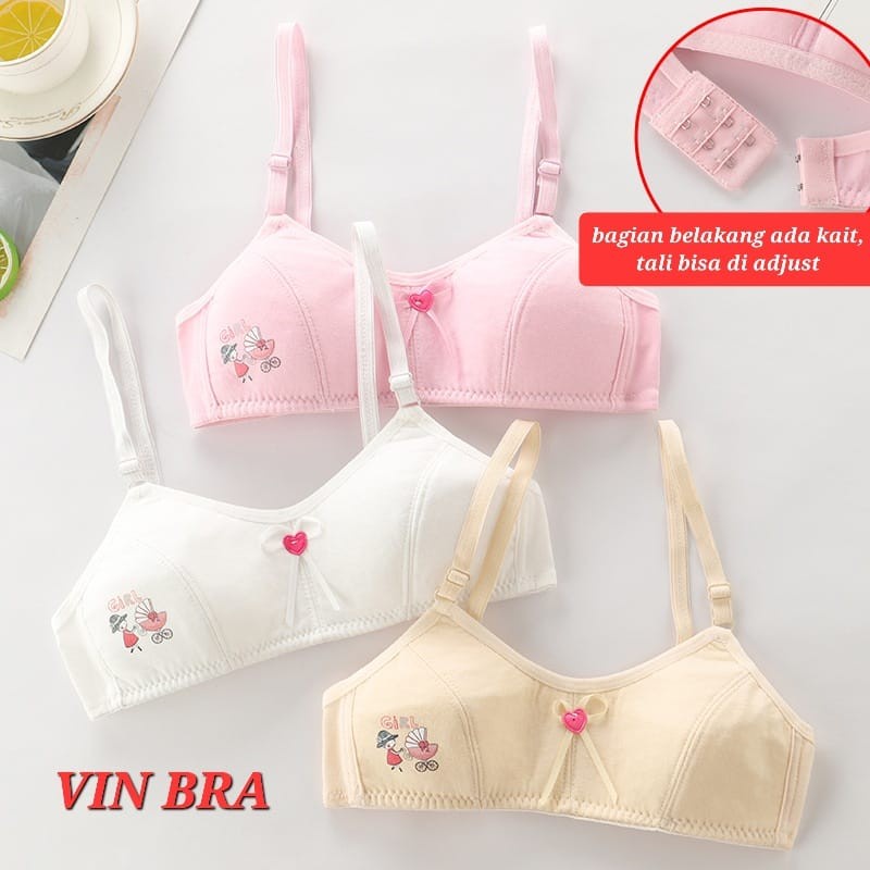 ROSE BRA PAKAIAN DALAM ANAK SD SMP REMAJA SPORT BH KATUN ADEM IMPOR NOT SOREX