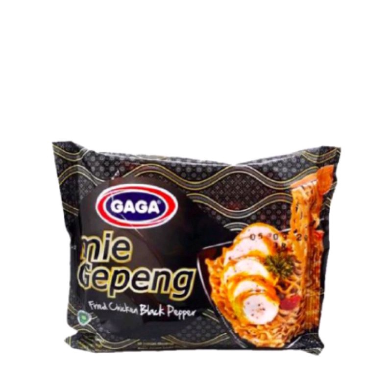

Gaga Mie Gepeng Goreng Ayam Lada Hitam 75 gr