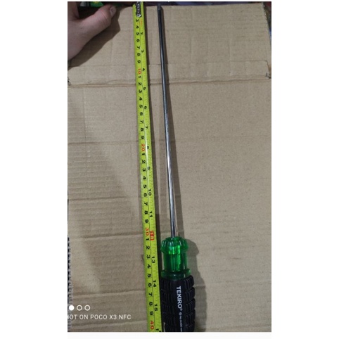 obeng granat tekiro 12inch (300mm)/obeng bunga gagang karet 12inch tekiro (+)