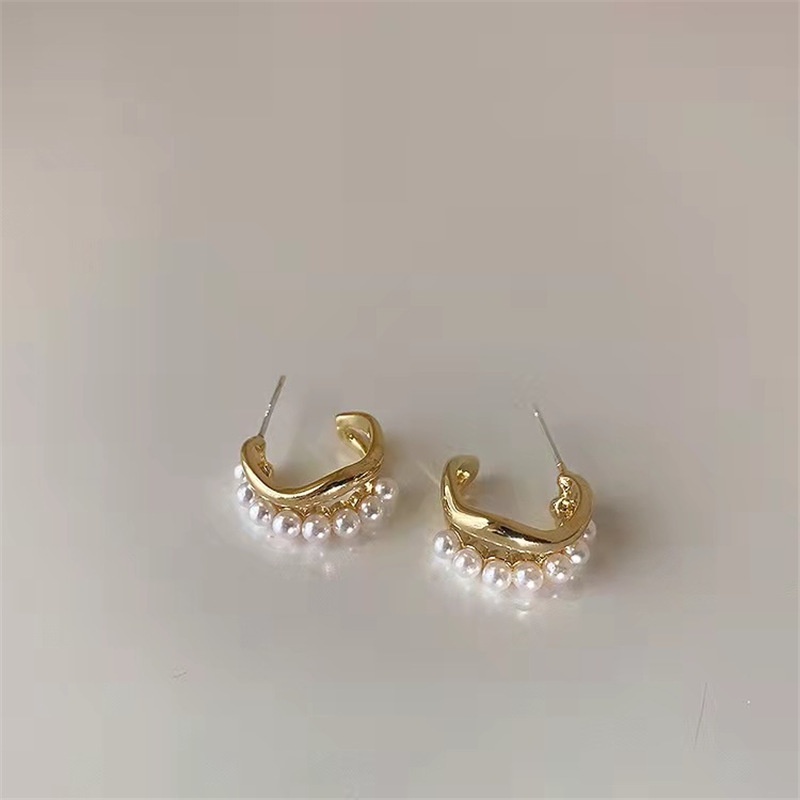 Anting Mutiara Gaya Korea Untuk Wanita titanium panjang earrings