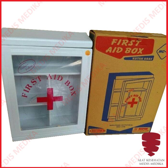 Kotak Obat P3K Dinding First Aid Box Wadah Tempat MC-11 Maspion MC11 MC 11 FA004