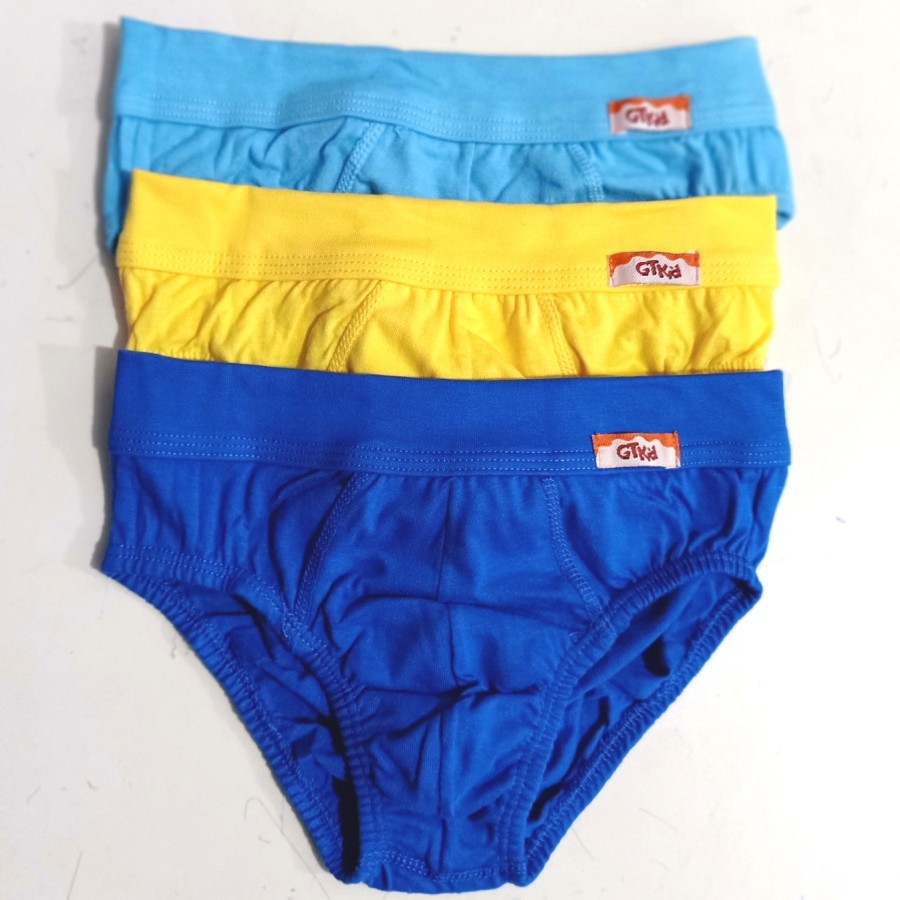 3 Pcs Celana Dalam Anak GT MAN Kids - GTKid Boy's Underwear 100% Katun