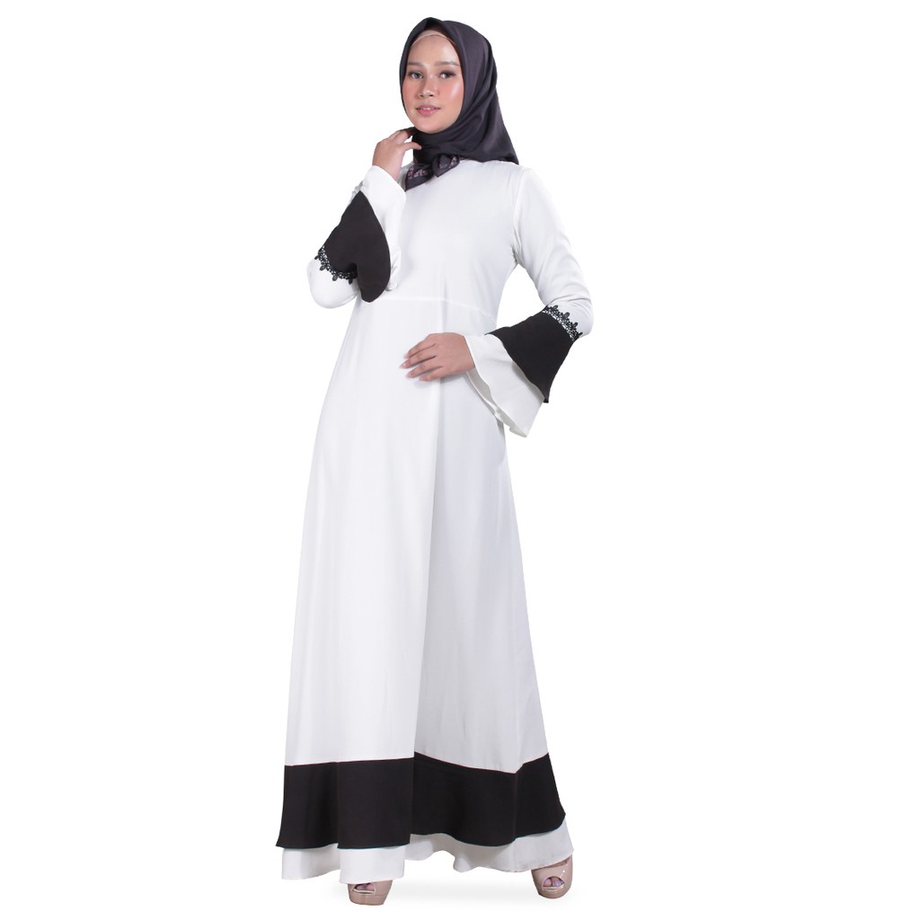 Zoya Pakaian Muslim Wanita Gamis Kagumi Dress Zoya