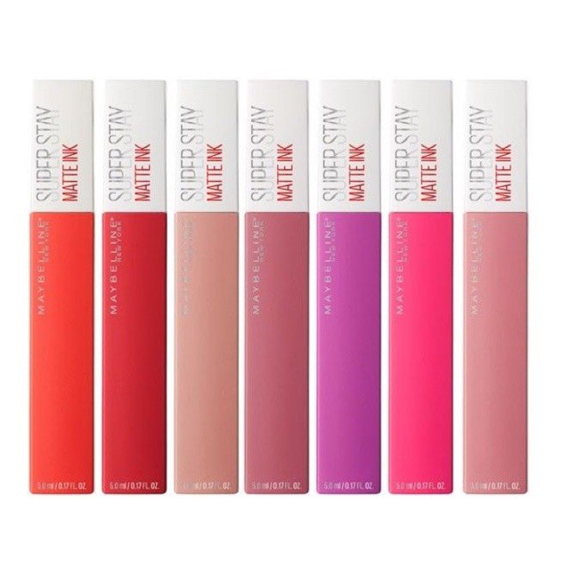 MAYBELLINE Superstay Matte Ink lipcream Waterproof by AILIN