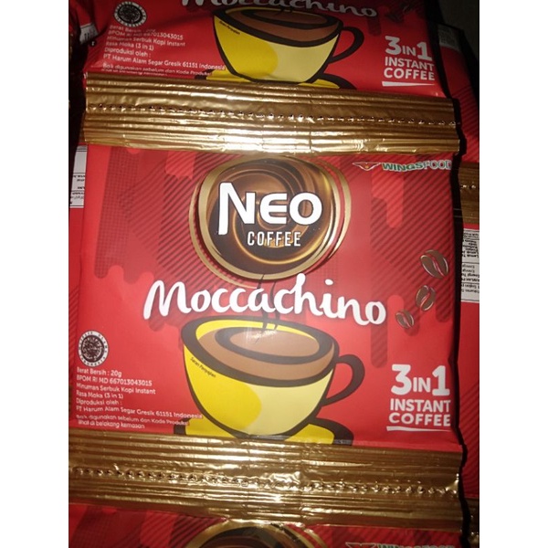 

Kopi Neo coffee moccachino satu renceng 15 pcs