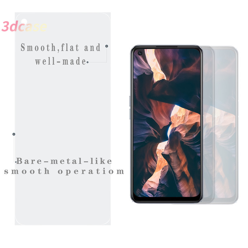 Soft Flexible Film untuk Realme C17 C15 5i C11 C2 6 C3 C12 5 7 7i Narzo C1 5S U1 6i 6S C3i 10 10A 20A Narzo 20 PRO OPPO A53 2020 A9 A5 2020 A33 2020 A7 A5S A12 A11K VIVO Y17 Y15 Y12 Y11 Y30i Y30 Y50 Not Tempered Glass Mobile Phone Pelindung untuk
