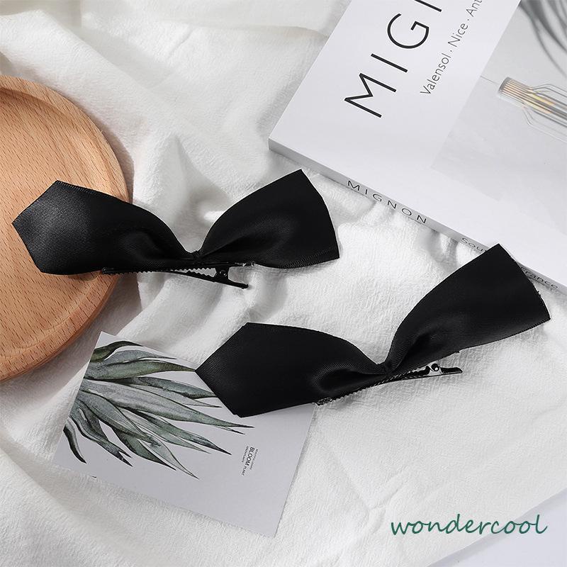 Jepit Rambut Wanita Karakter Bahan Kain Import Hairpin Pita Samping Korea Fashion Wanita -Won