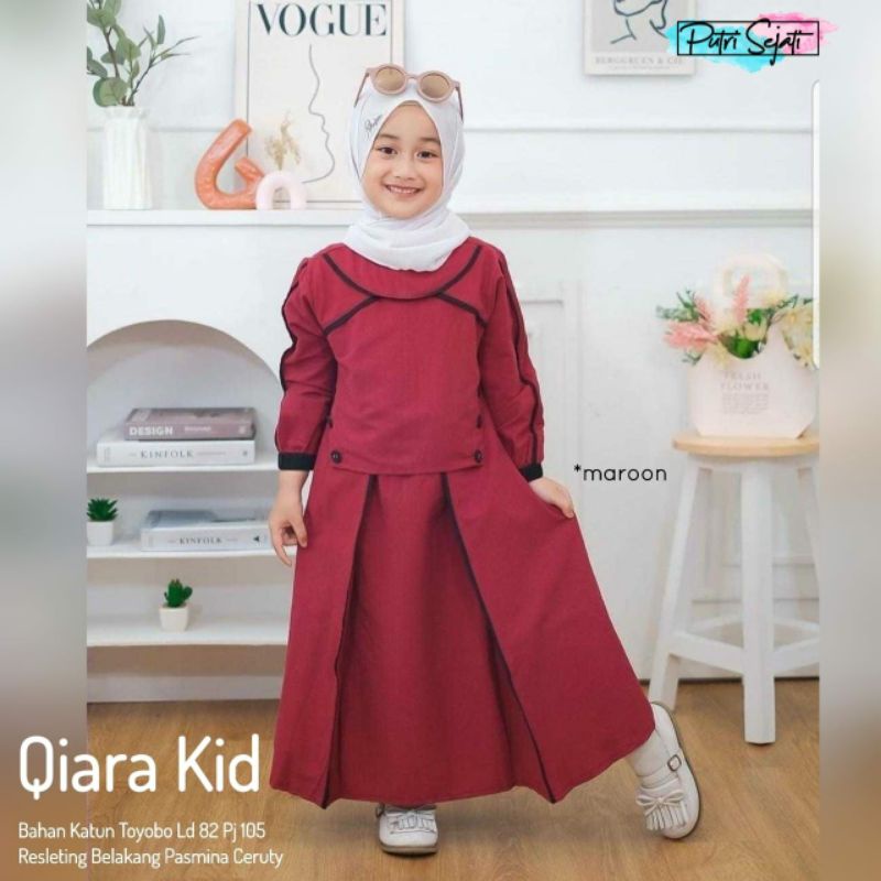 gamis anak perempuan QIARA KID