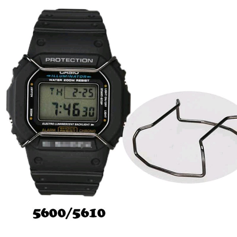 Stainless Steel Wire Guard For Casio G-Shock DW-5600 5610 Watch Bumper Case Bezel Protector For G-Shock GA110 GA100 GA120