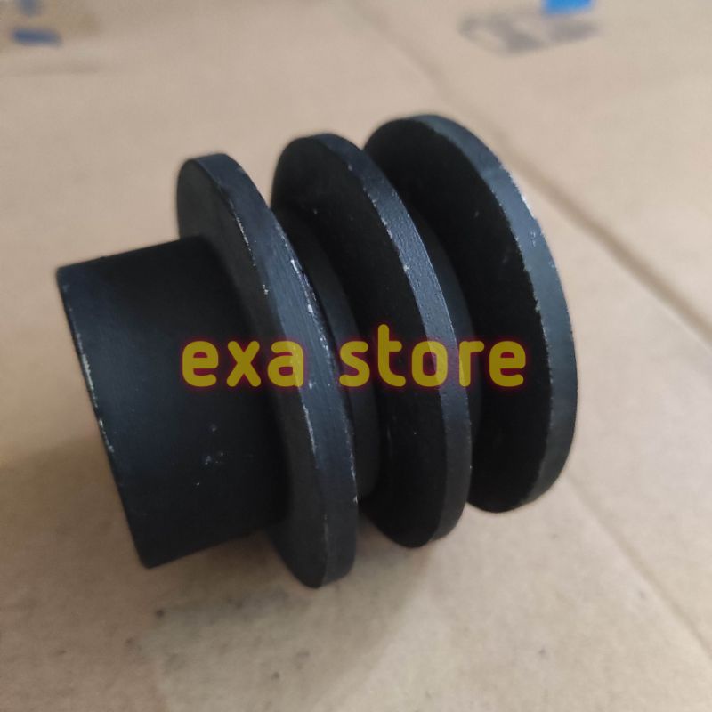Pulley poli B2 - 3 inch as 19 20 22 24 25 28 mm pully poli besi cor