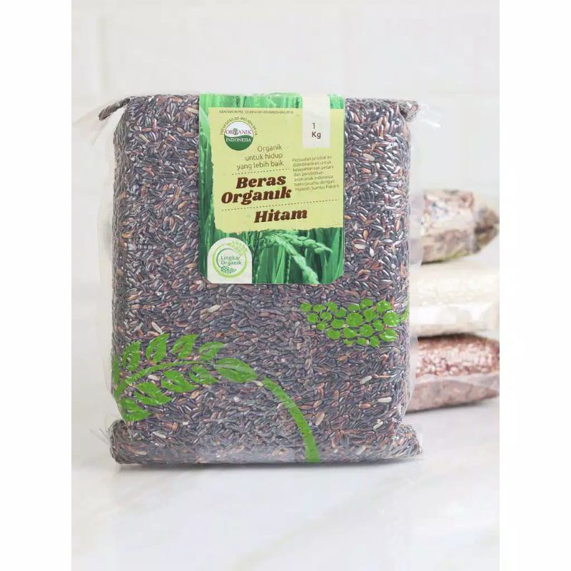 Beras Lingkar Organik - Vakum 1kg - MPASI - Beras Merah - Beras Menthik - Beras Pandan Wangi - Sehat