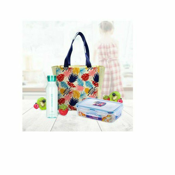 Lock n Lock Lunch Set +Tote bag